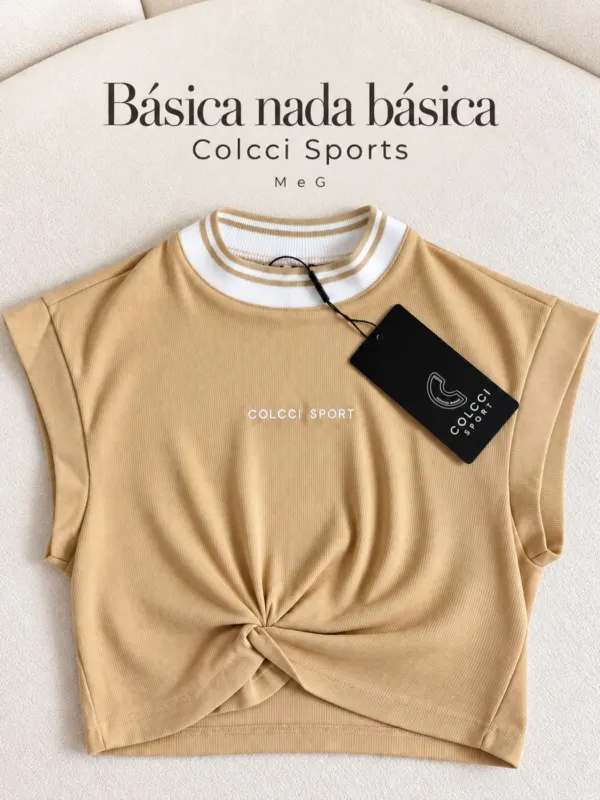 Blusa basica caramelo colcci — VC Collection