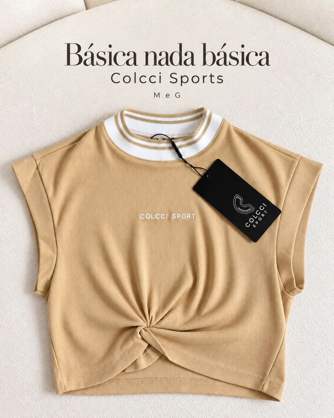 Blusa basica caramelo colcci — VC Collection
