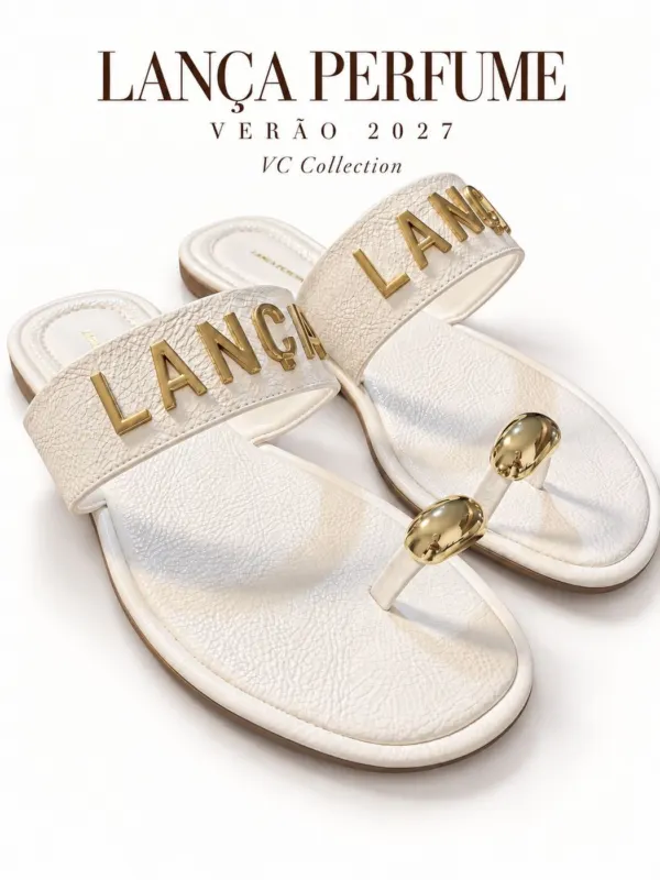 Chinelo off white lanca perfume — VC Collection