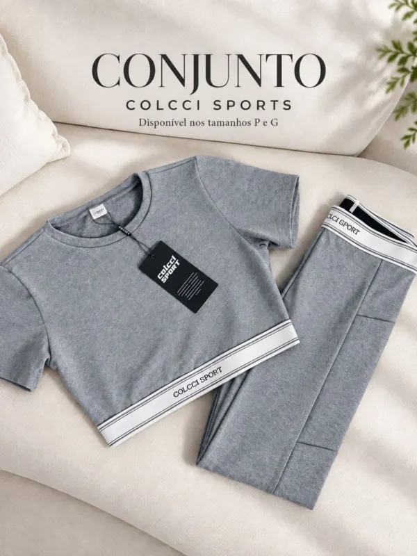 Conjunto cinza colcci — VC Collection