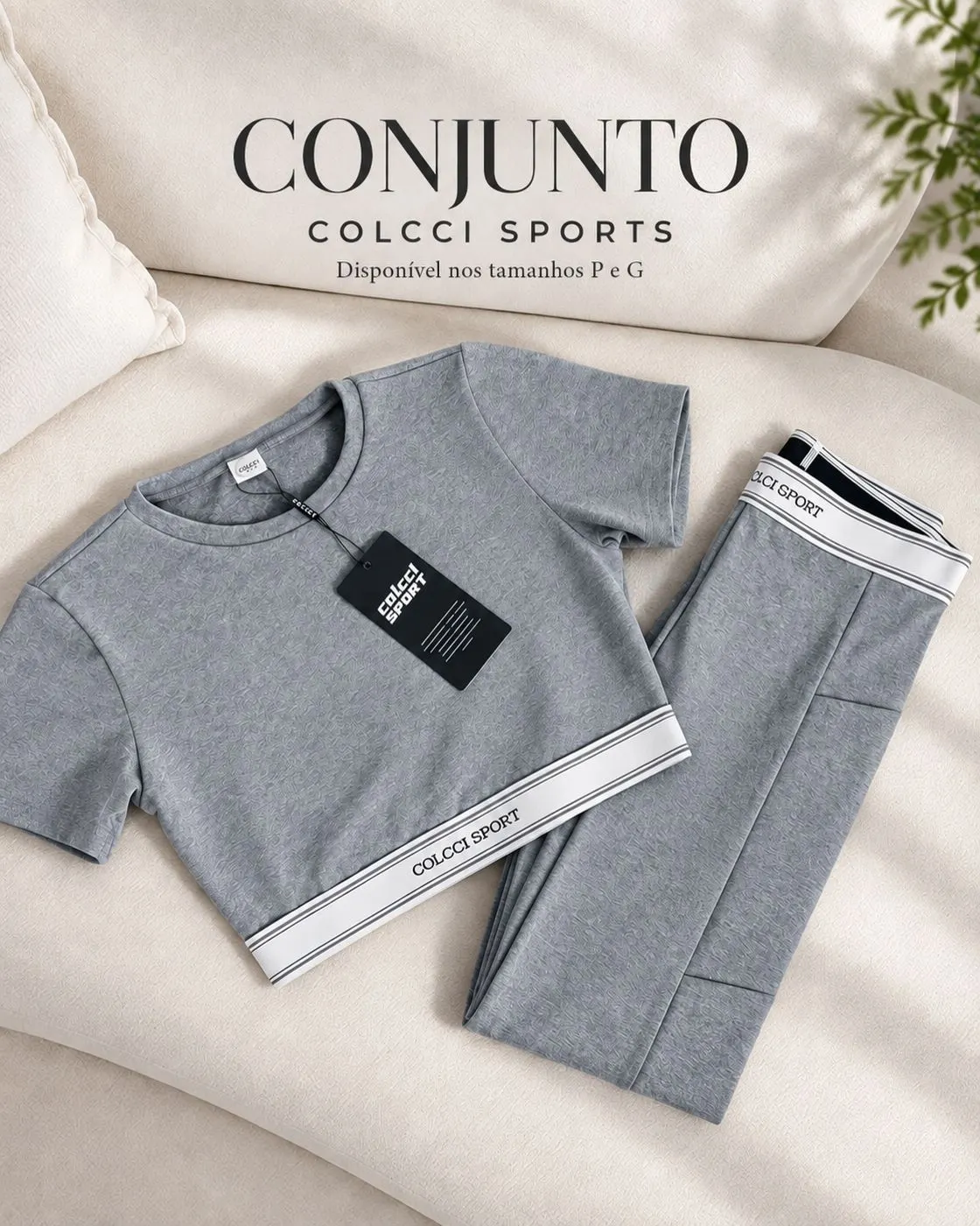 Conjunto cinza colcci — VC Collection
